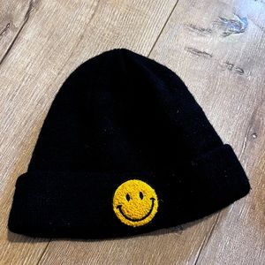 Toddler smiley beanie
